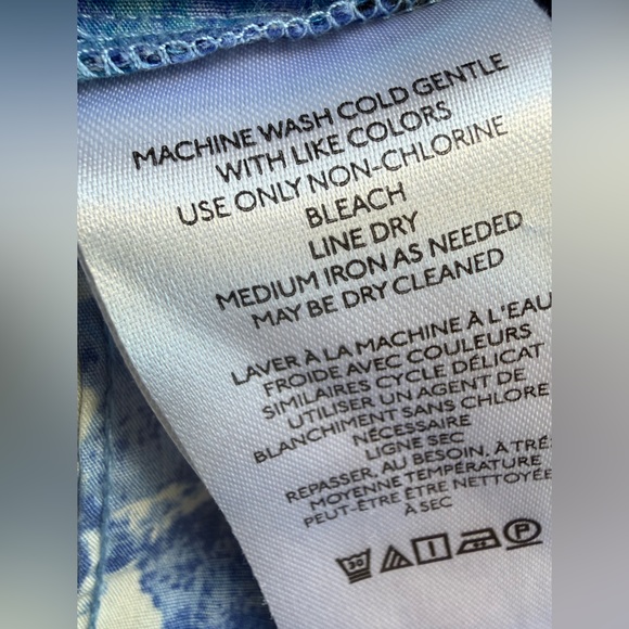 Anthropologie Blue Ruffled Tiered Maxi Dress Long Flowy Small Classy wedding - Picture 14 of 14